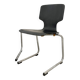 Vintage chair in black thermoformed wood