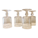 4 antique stemmed glasses