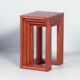 Nesting tables by Josef Hoffmann for Wittmann, 1980s – Ash wood