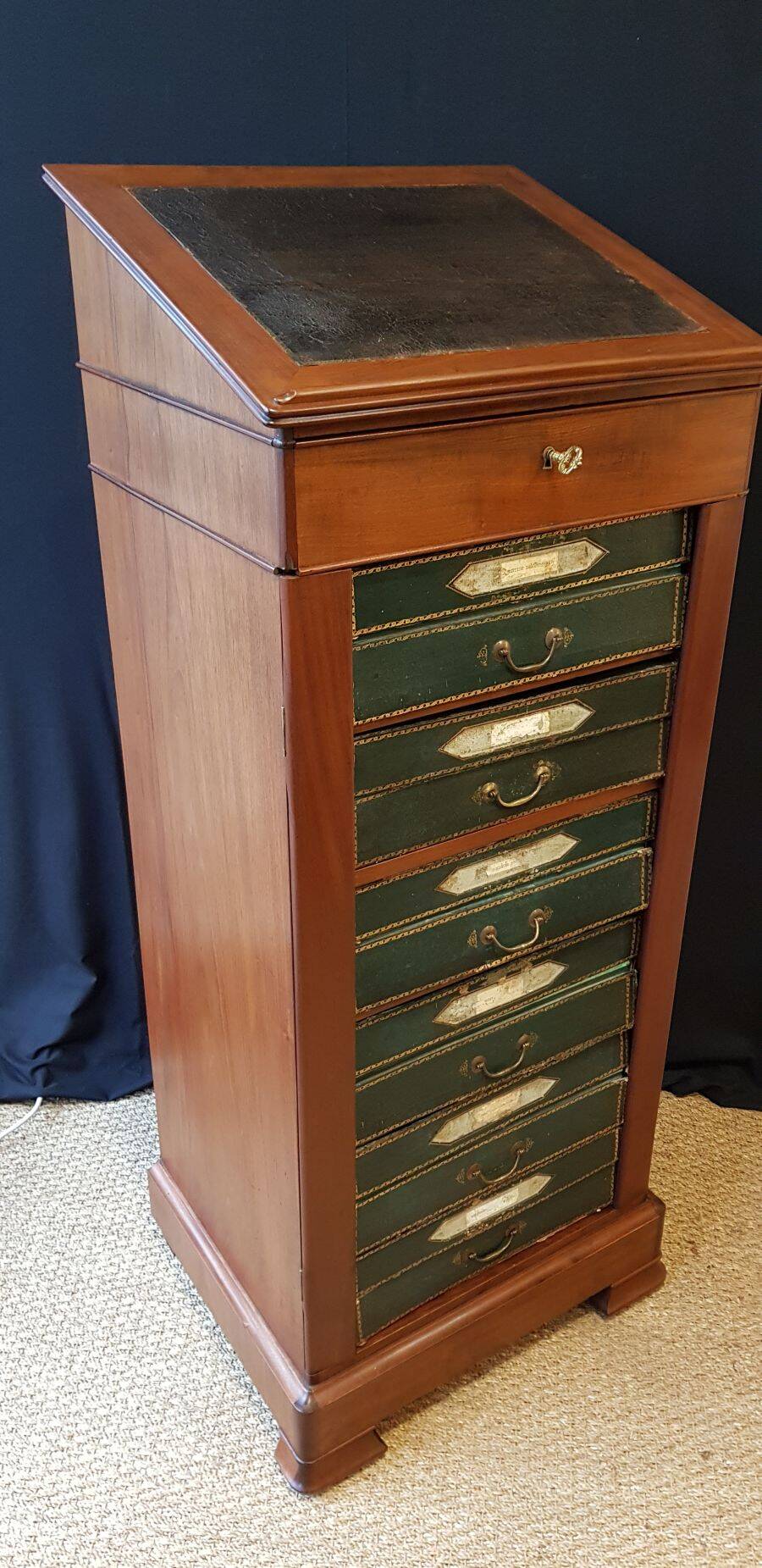 Meuble de rangement, cartonnier en acajou