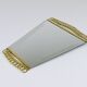 Josef Frank Attr. Mid-Century Brass Loop Wall Mirror, Austria, 1950s
