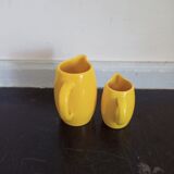 Pair of small pitchers in earthenware from Salins