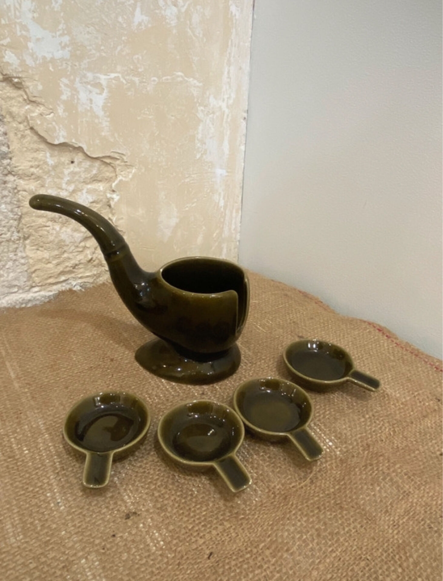 Rare vintage ashtray SC3 Italian design from the 1970s.