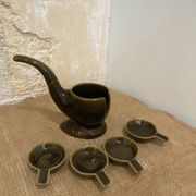 Rare vintage ashtray SC3 Italian design from the 1970s.