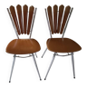 Pair of vintage petal chairs