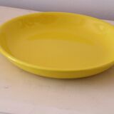 Niderviller round dish, yellow, 1970/80, vintage