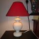 Madura lamp in patinated turned wood  h 36.5 cm