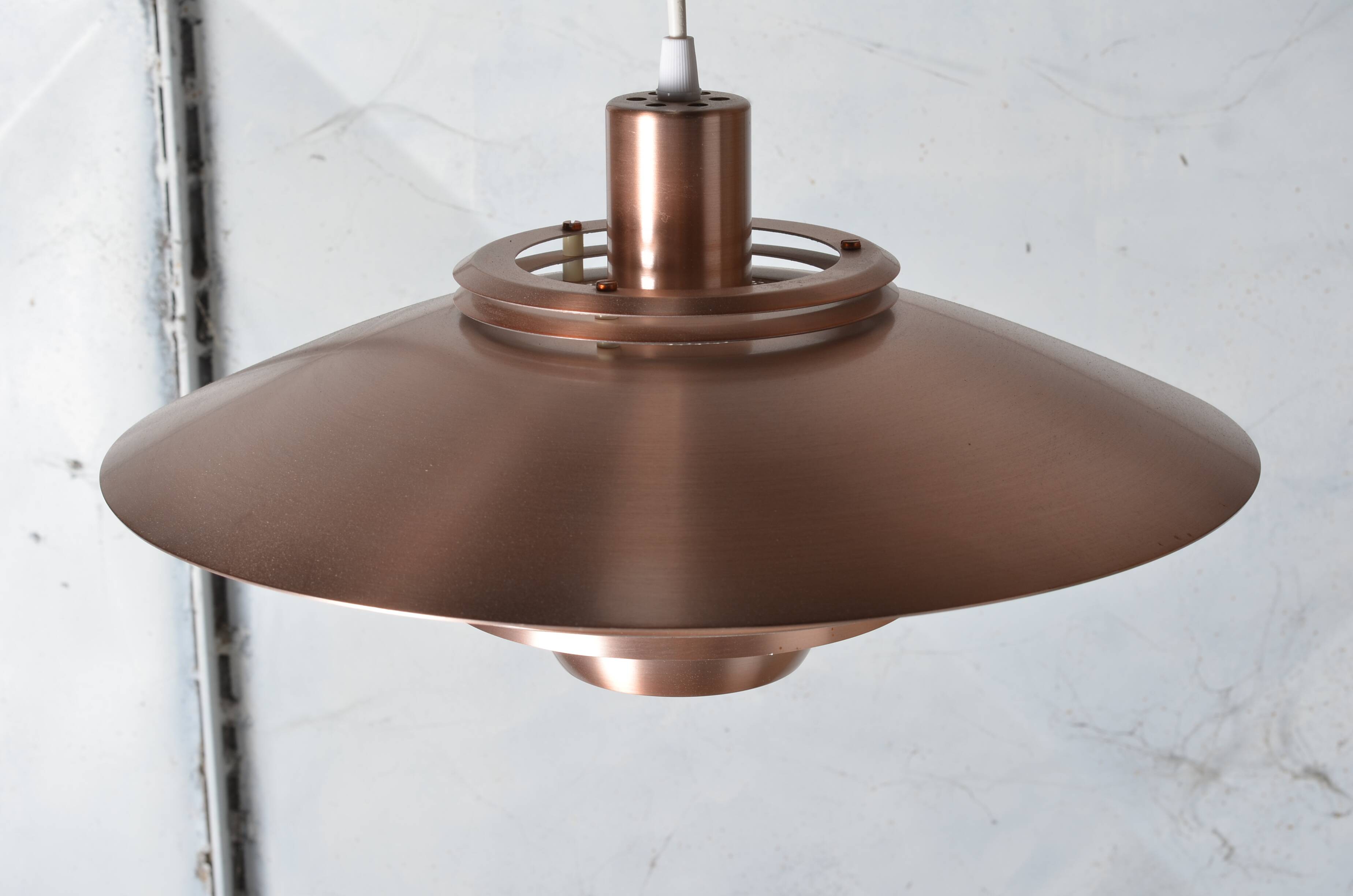 Scandinavian pink copper pendant light