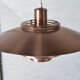 Suspension scandinave cuivre rosé