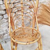Pair of rattan chairs