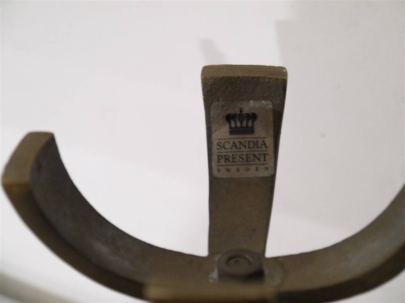 Swedish brass chandelier 1960