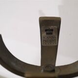 Swedish brass chandelier 1960