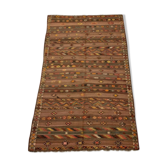 Turkish kilim rug 256x156 cm wool