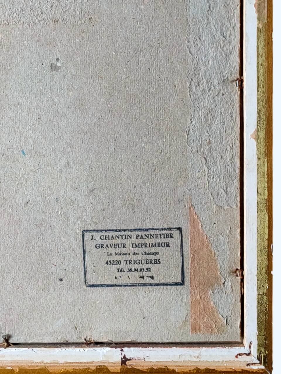 Anonymous painting – Watercolor – View of an old church in the Meuse