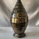 Gold and platinum glazed ceramic vase by Lucien Brisdoux