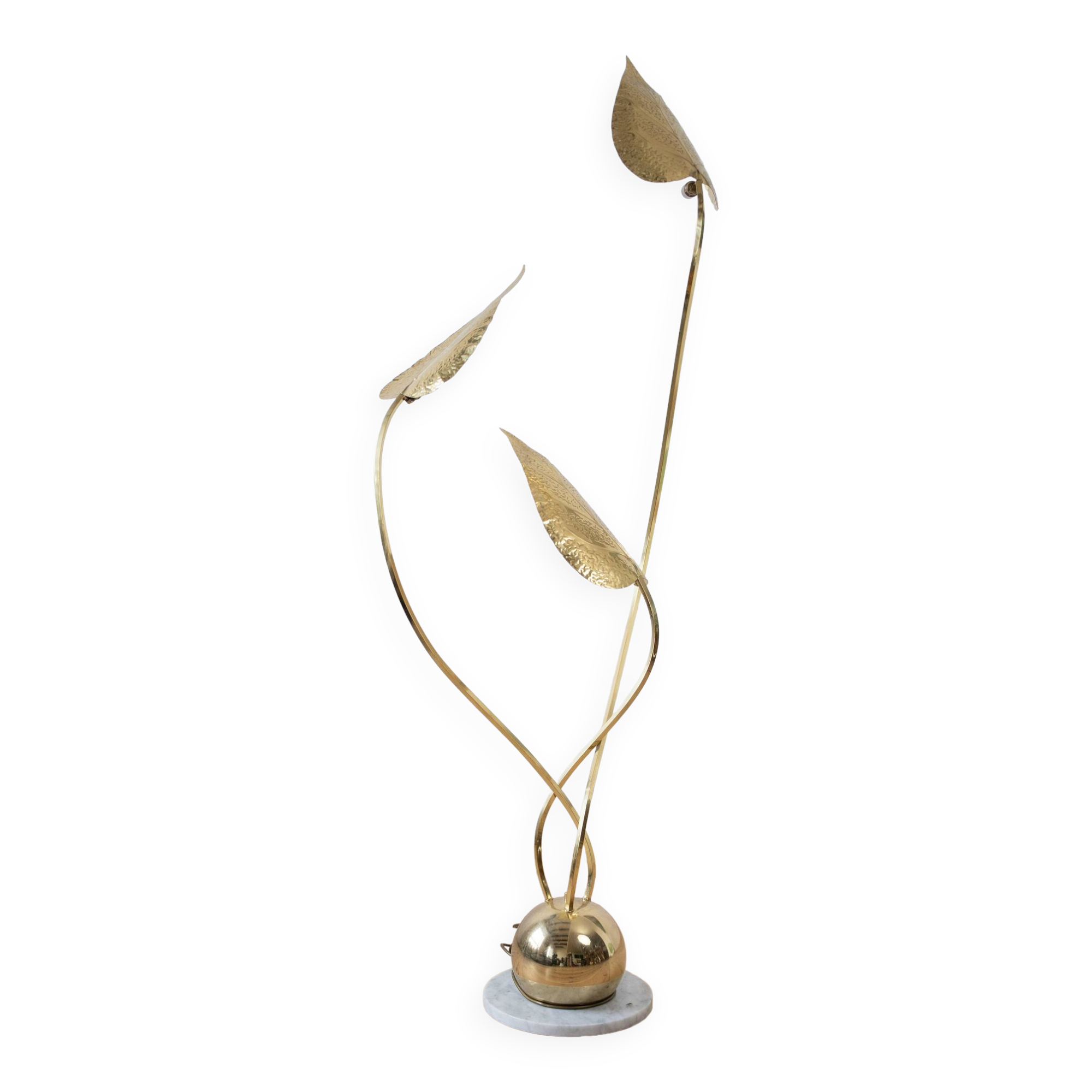 Brass Floor Lamp style Tommaso Barbi