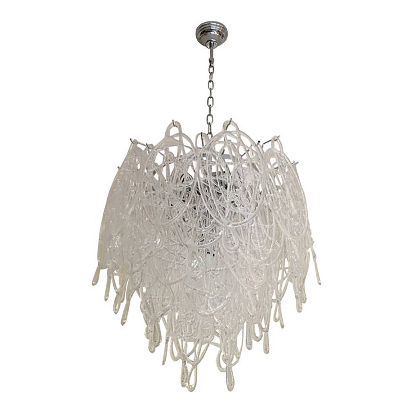 Modern Murano Glass "Ragnatela" Italian Chandelier