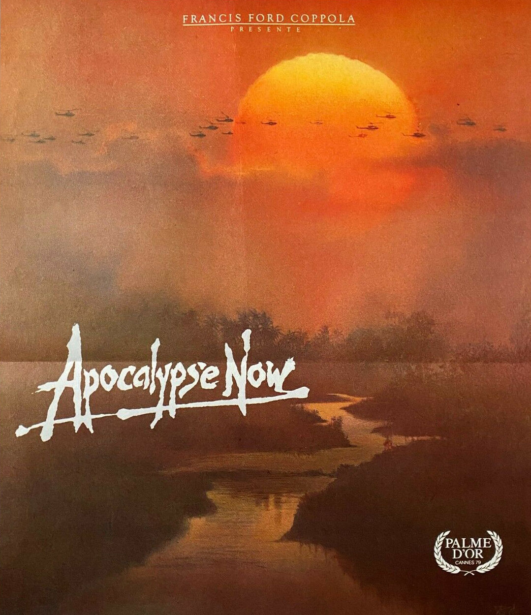 Original movie poster "Apocalypse now" Francis Ford Coppola 40x60cm 1979