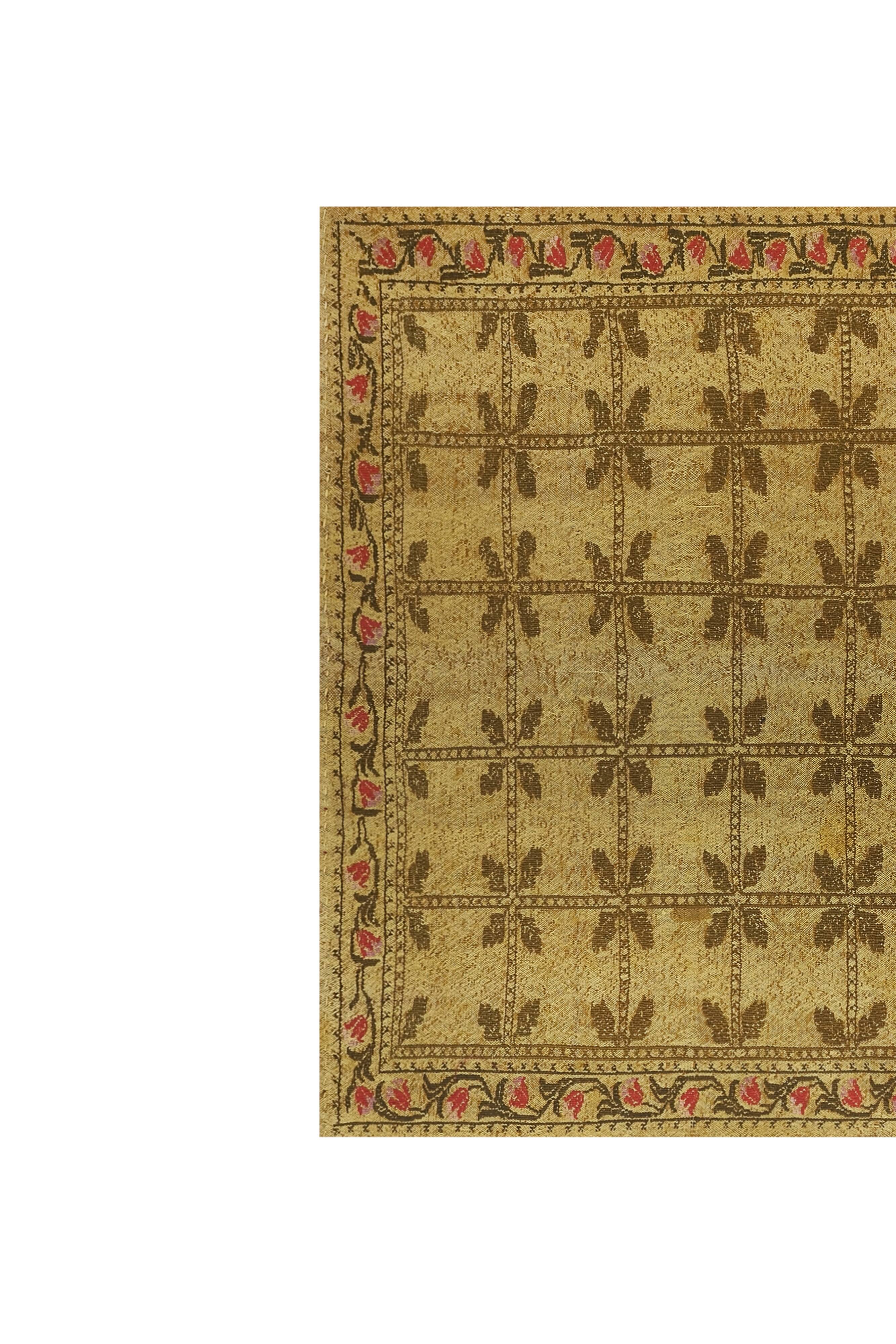 Vintage Turkish Oushak Handwoven Rug 148x210 cm