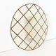 Applique ronde en nacre vintage