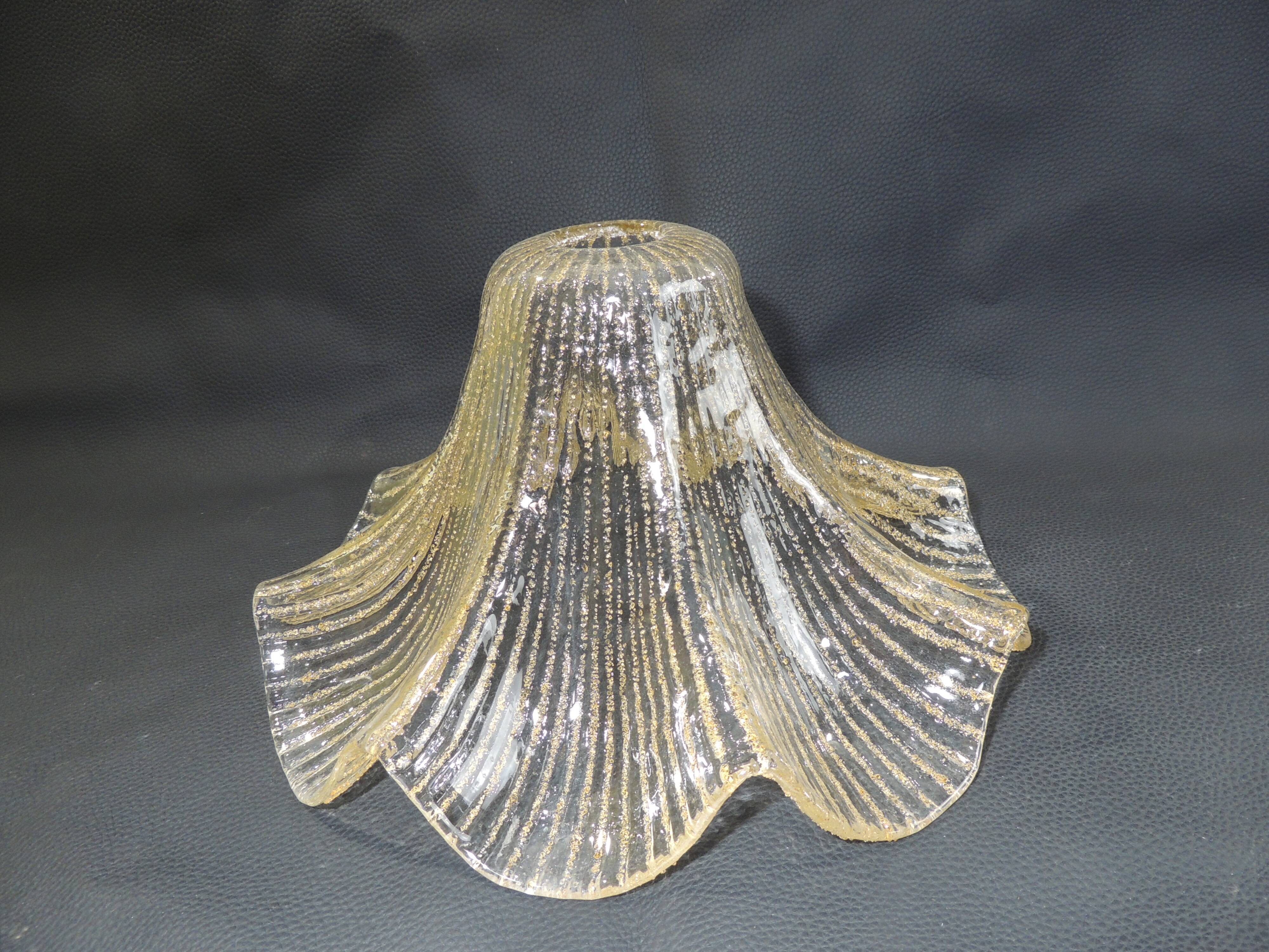 Glass suspension amber/vintage glass