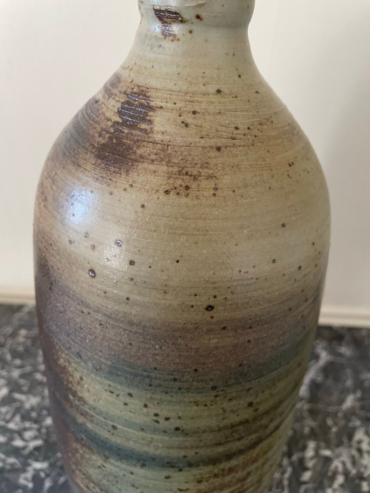 Lampe en grès vernissé