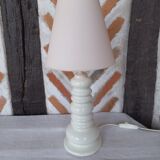 Off-white ceramic lamp