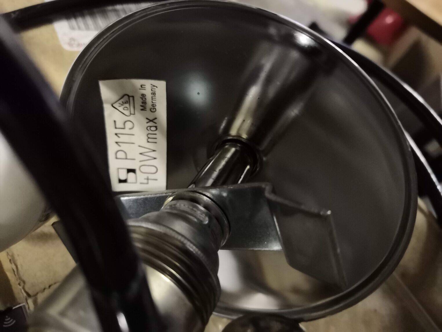 Suspension 5 glass balls from the 60s