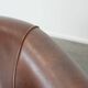 Unique set of two cognac-coloured cow leather club armchairs