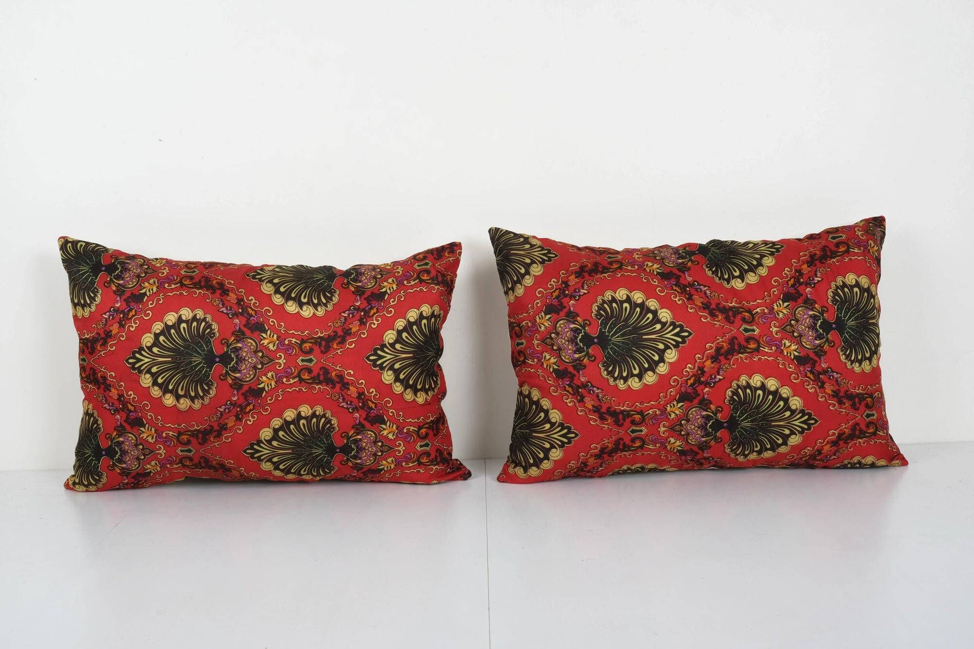 Set of 2 vintage Turkish cushion covers 56x41 cm