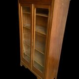 Art-Deco walnut bookcase