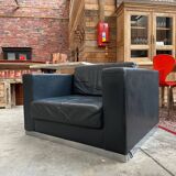 1980s leather armchair
