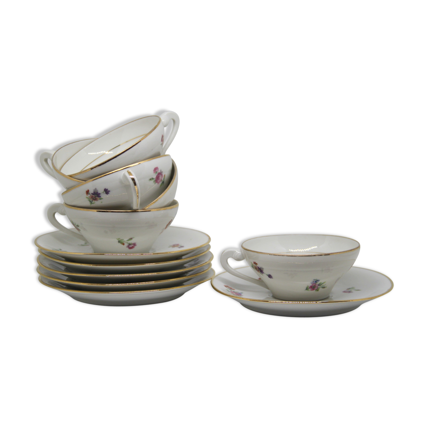 Set of 6 porcelain cups - PL France