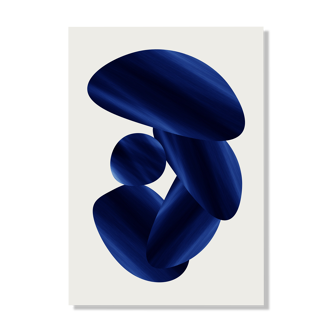 Blue Velvet art print by Maison Charlot without frame
