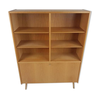 Bibliothèque danoise Hundevad plaqué chêne