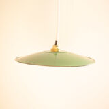 Suspension in green enamelled sheet metal