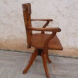 American Swivel Oak Office Chair