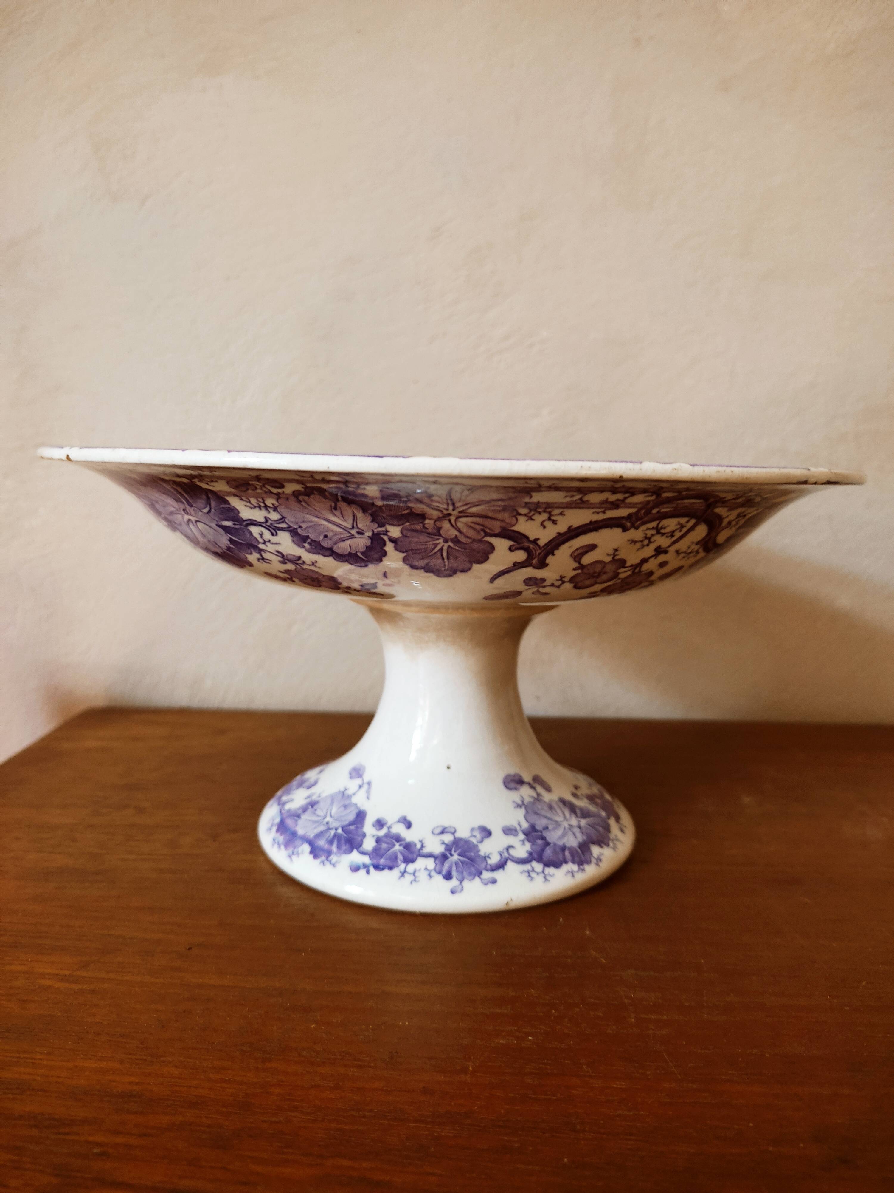 Old compotier by Sarreguemines