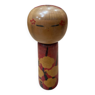 Rare creative kokeshi doll by master Uzuki Hakuhou.