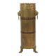 Unique XL Artillery Shell Umbrella Stand – WWI Trench Art (1915) – Lion Hea