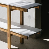 Enfilade Rinku oak and white recycled plastic