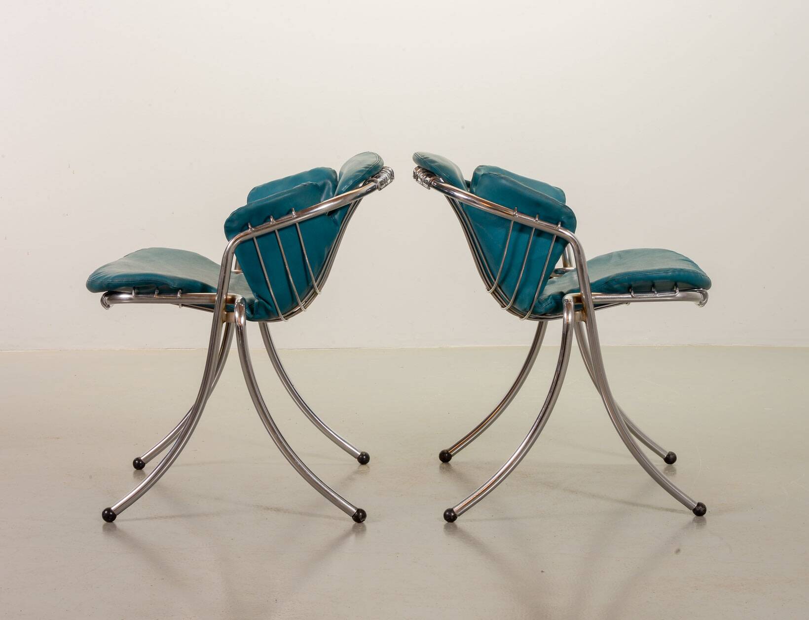 Gastone Rinaldi Italian Design Dining Chairs Model Lynn for Rima, Italy, 19