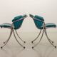 Gastone Rinaldi Italian Design Dining Chairs Model Lynn for Rima, Italy, 19