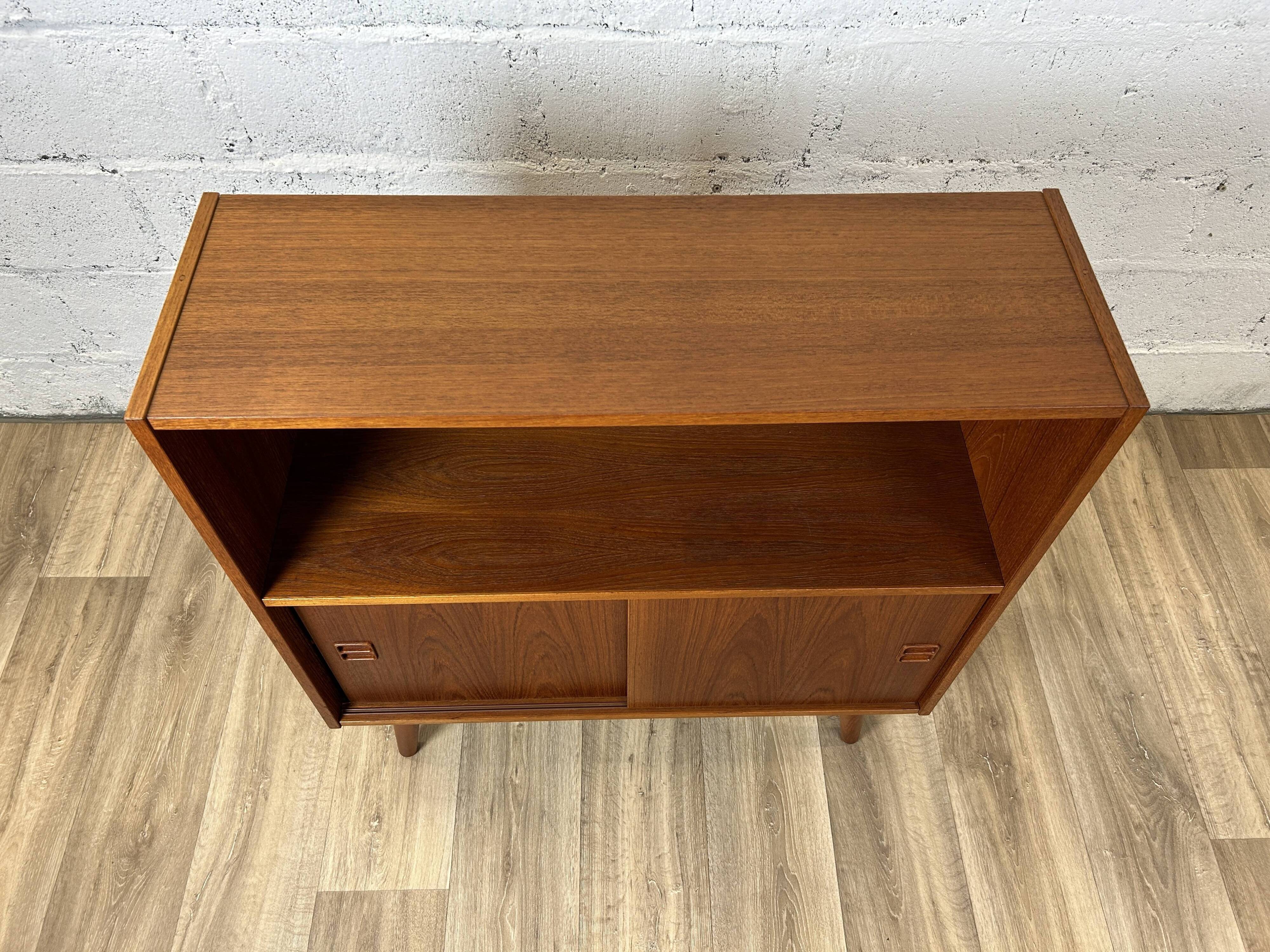 Scandinavian teak library sideboard, 1960s