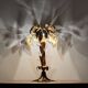 Gilded Italian Hollywood Regency Palm Tree Table Lamp by Hans Kögl
