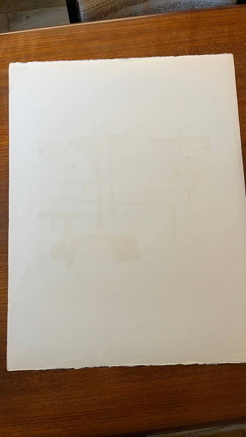 Lithographie du céramiste Peter Orlando