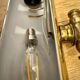 60s brass notary lamp