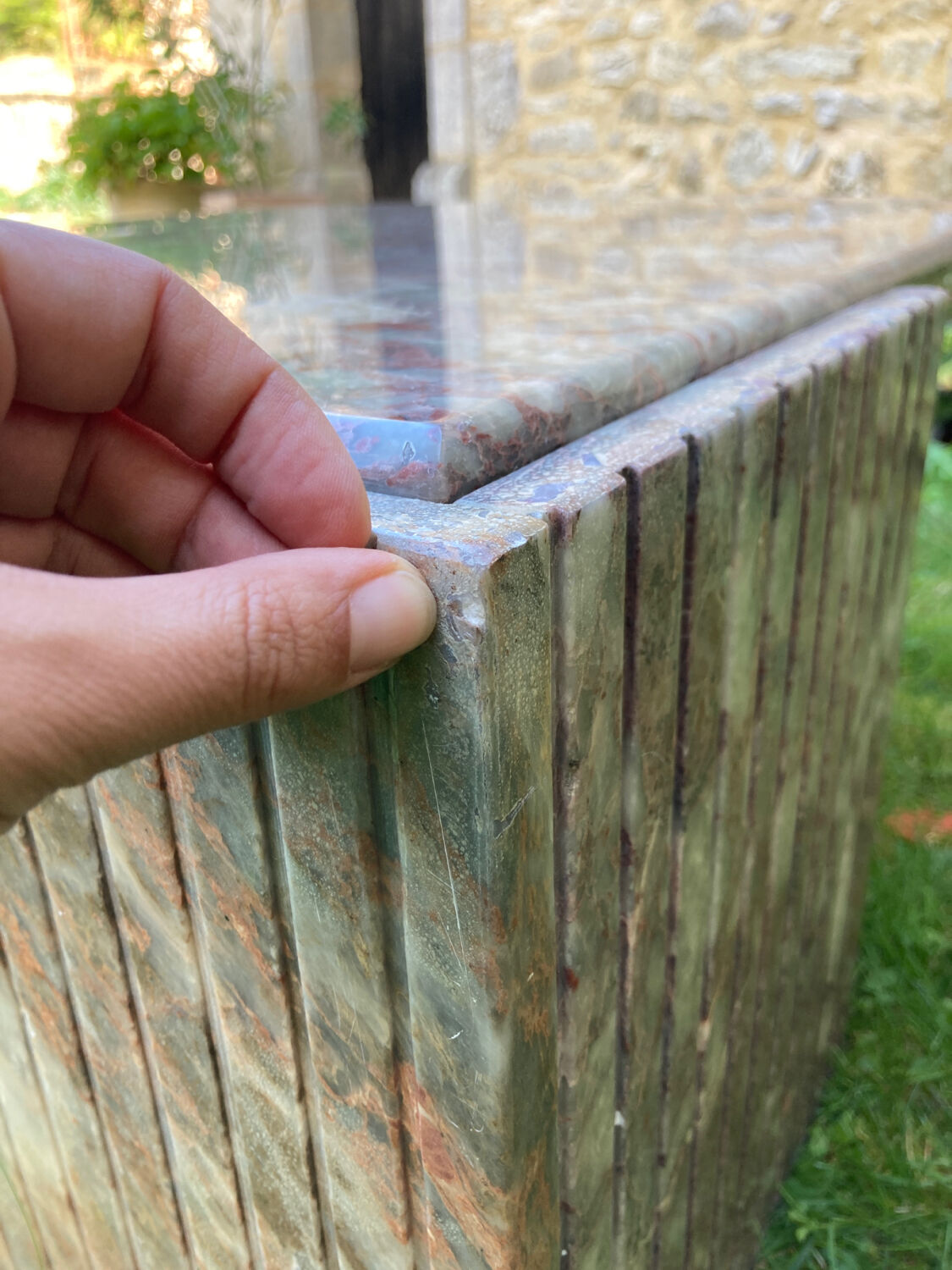 Marble coffee table Roche Bobois