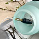 Frosted glass mushroom lamp