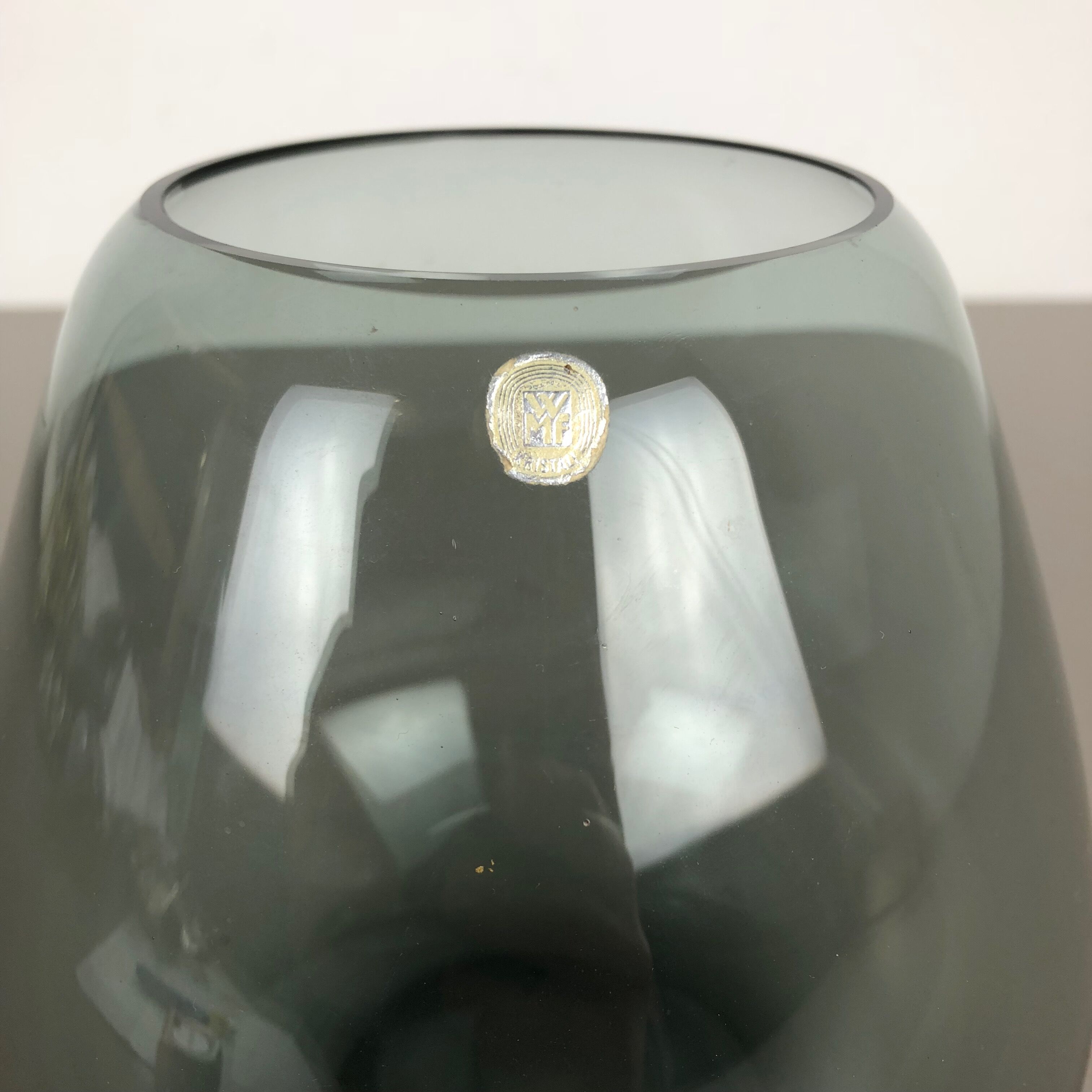 Vintage 1960s Turmalin Vase by Wilhelm Wagenfeld for WMF, Germany Bauhaus